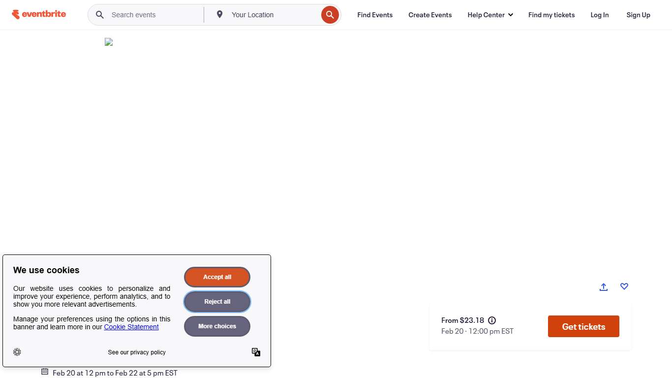 Snow on the Vines Tickets, Fri, Feb 20, 2026 at 12:00 PM | Eventbrite