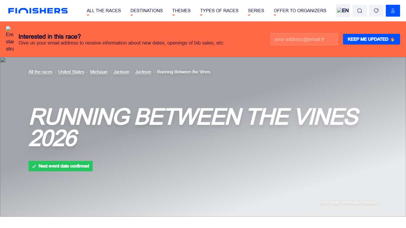 🏃 Running Between the Vines 2026 - All the information about the race and registration process | Finishers